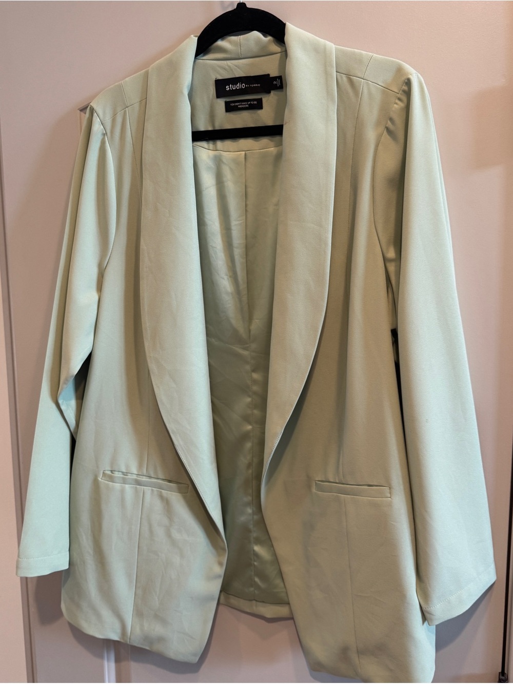 torrid Mint Green Open Front Blazer